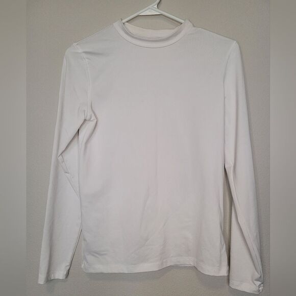 Cat & Jack White Long Sleeve Rashguard Kids Size XL 16 - Picture 1 of 5